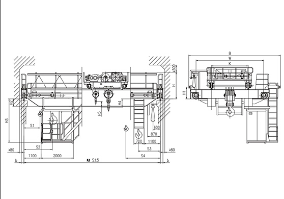QB型16、3.2~20、5t防爆吊鉤橋式起（qǐ）重機