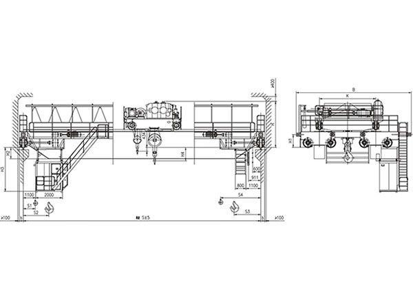QD型75、20t吊鉤橋式（shì）起重機（jī）