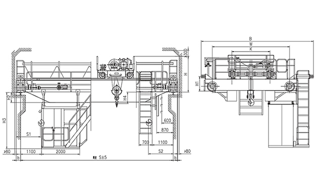 QD型10t吊鉤橋（qiáo）式（shì）起重機